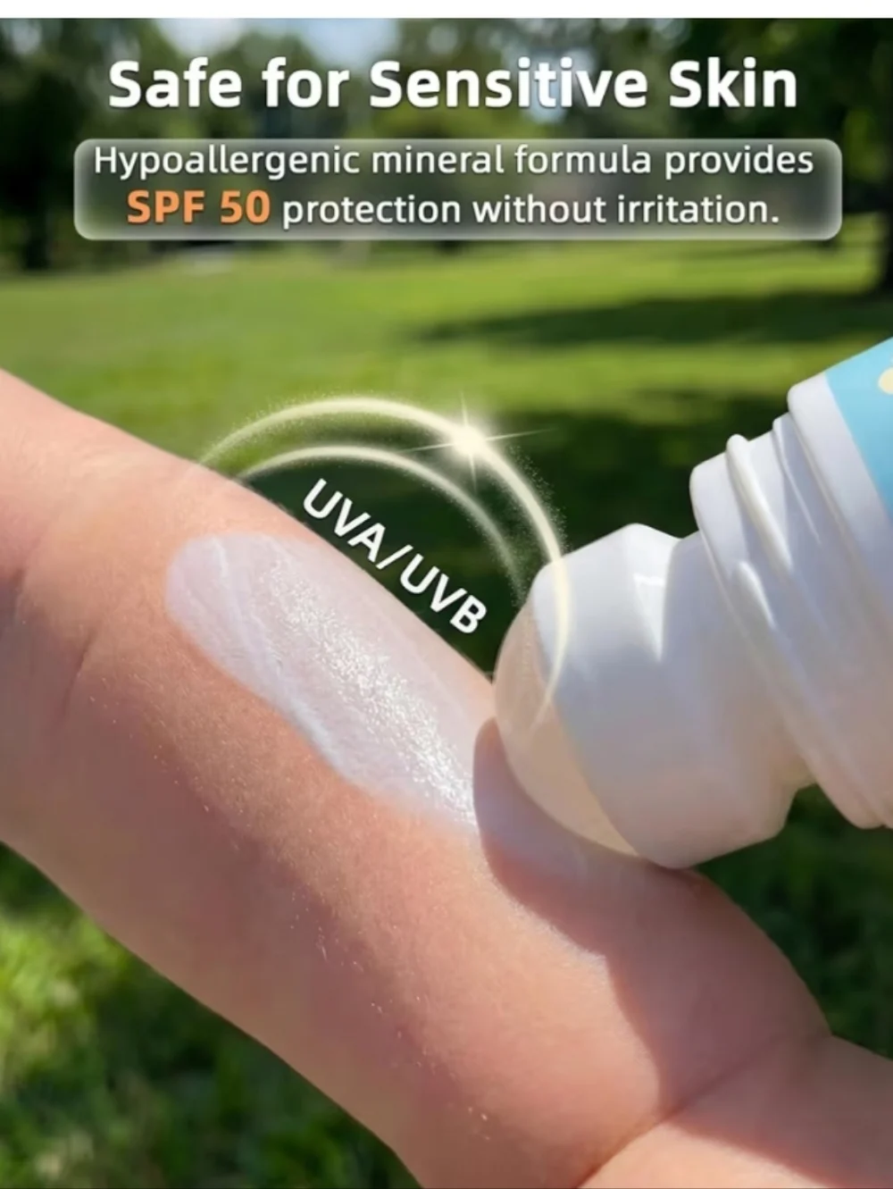 Kids Roll-On Mineral Sunscreen SPF 50, Travel Size, Reef Safe